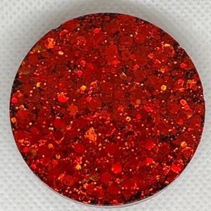 New! Red holographic pop socket.